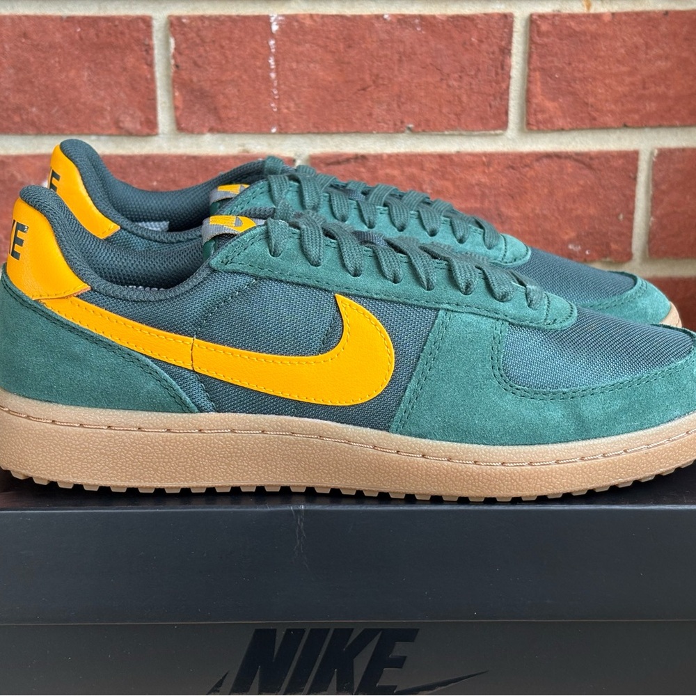 Nike Field General Green Gold Mens New Sneakers NIB Lifestyle Casual Retro Shoes
